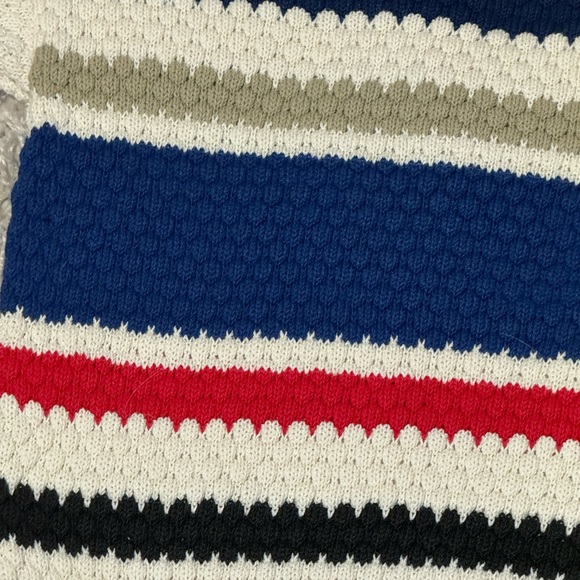 Colter Bay 1980s Vintage Short Sleeve Top Shirt Sweater Striped Cute Hip - Picture 3 of 9